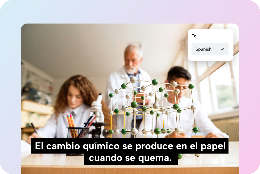 Course content translation