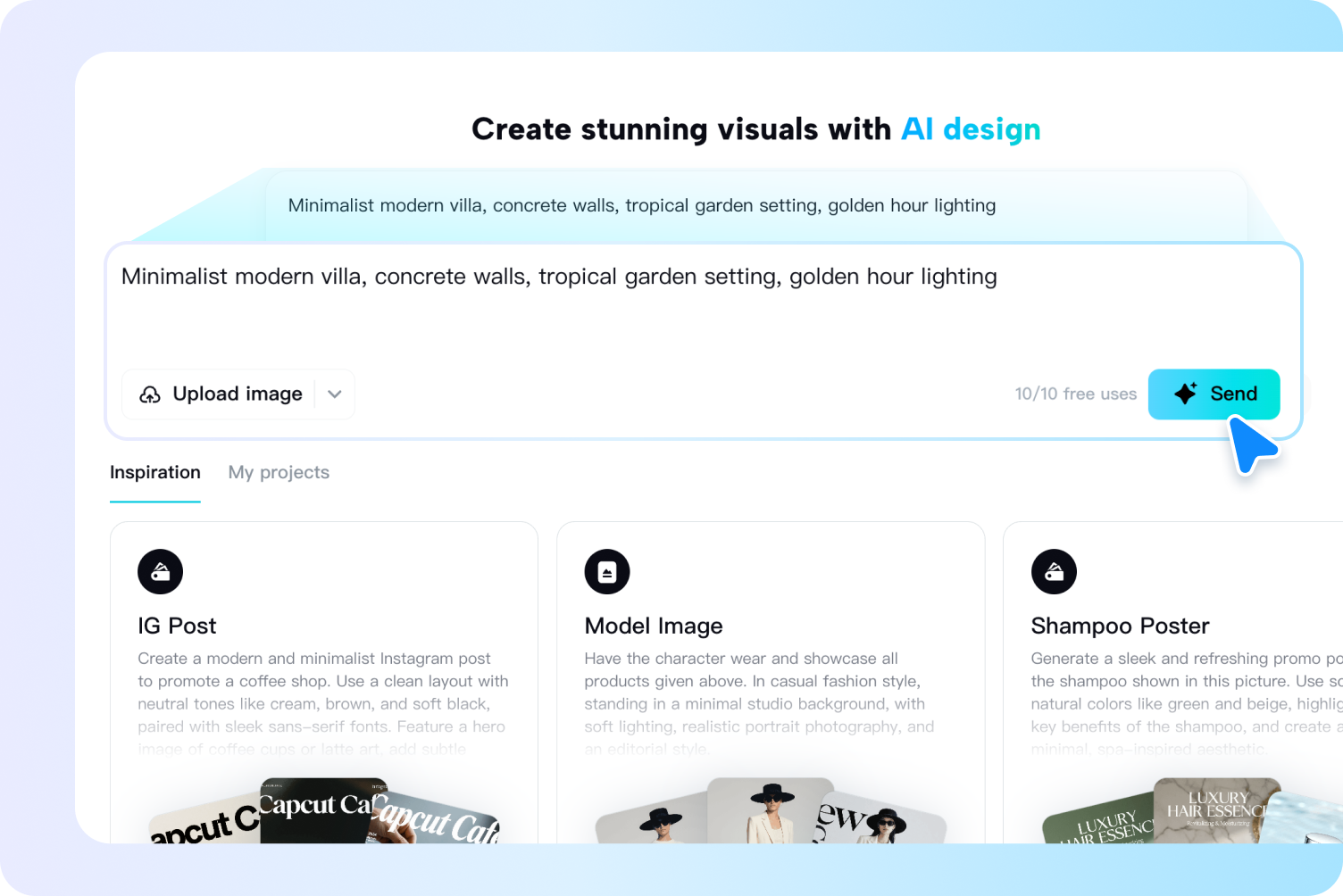 Describe your vision or upload reference