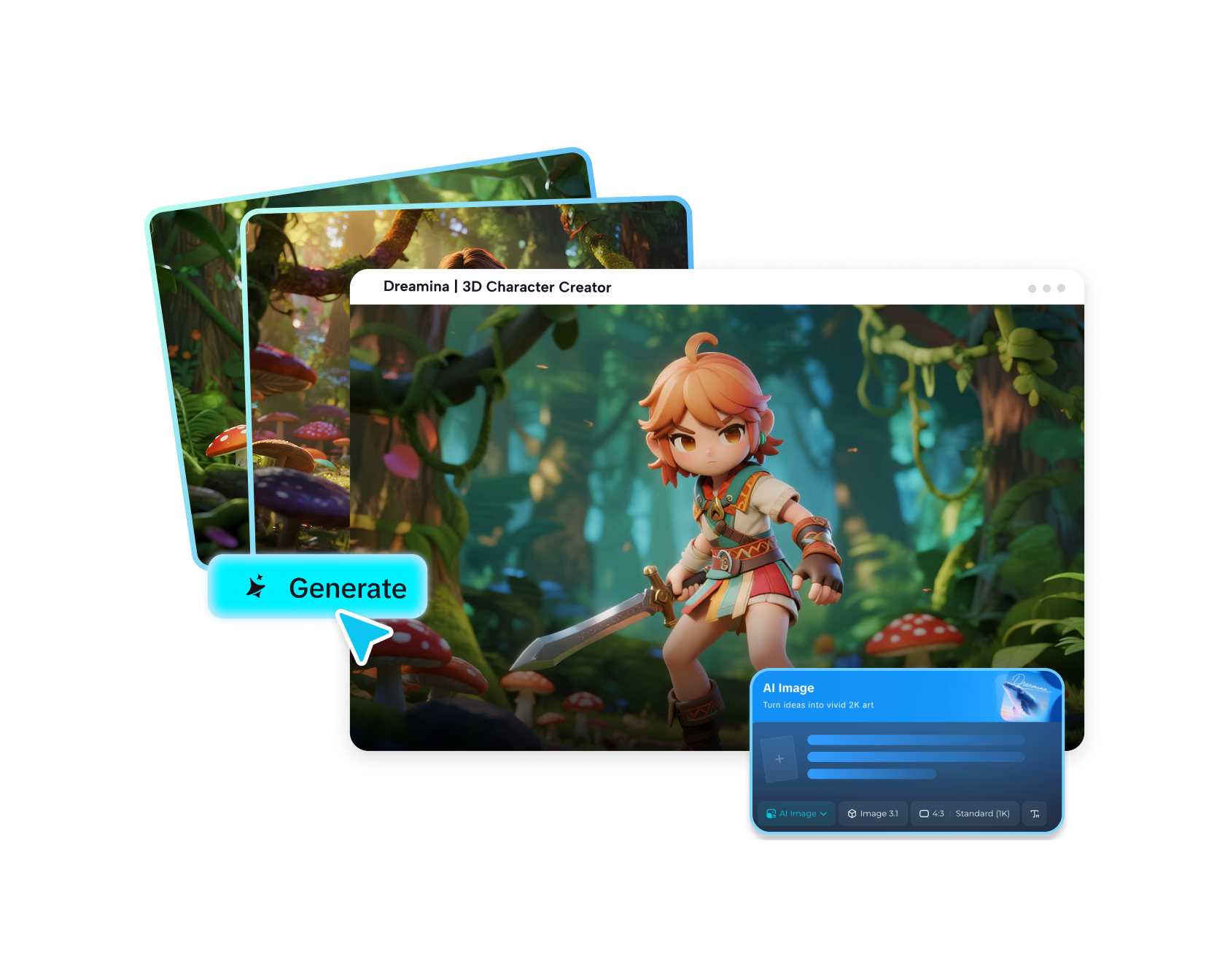 3D character creator