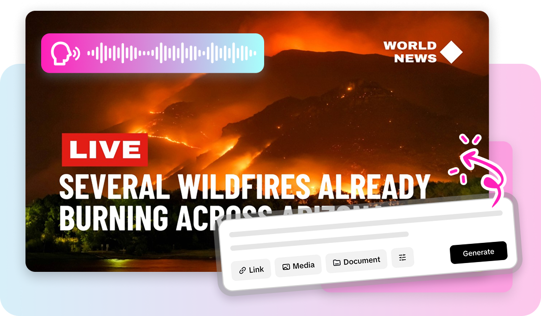 Создание новостных видео в Pippit