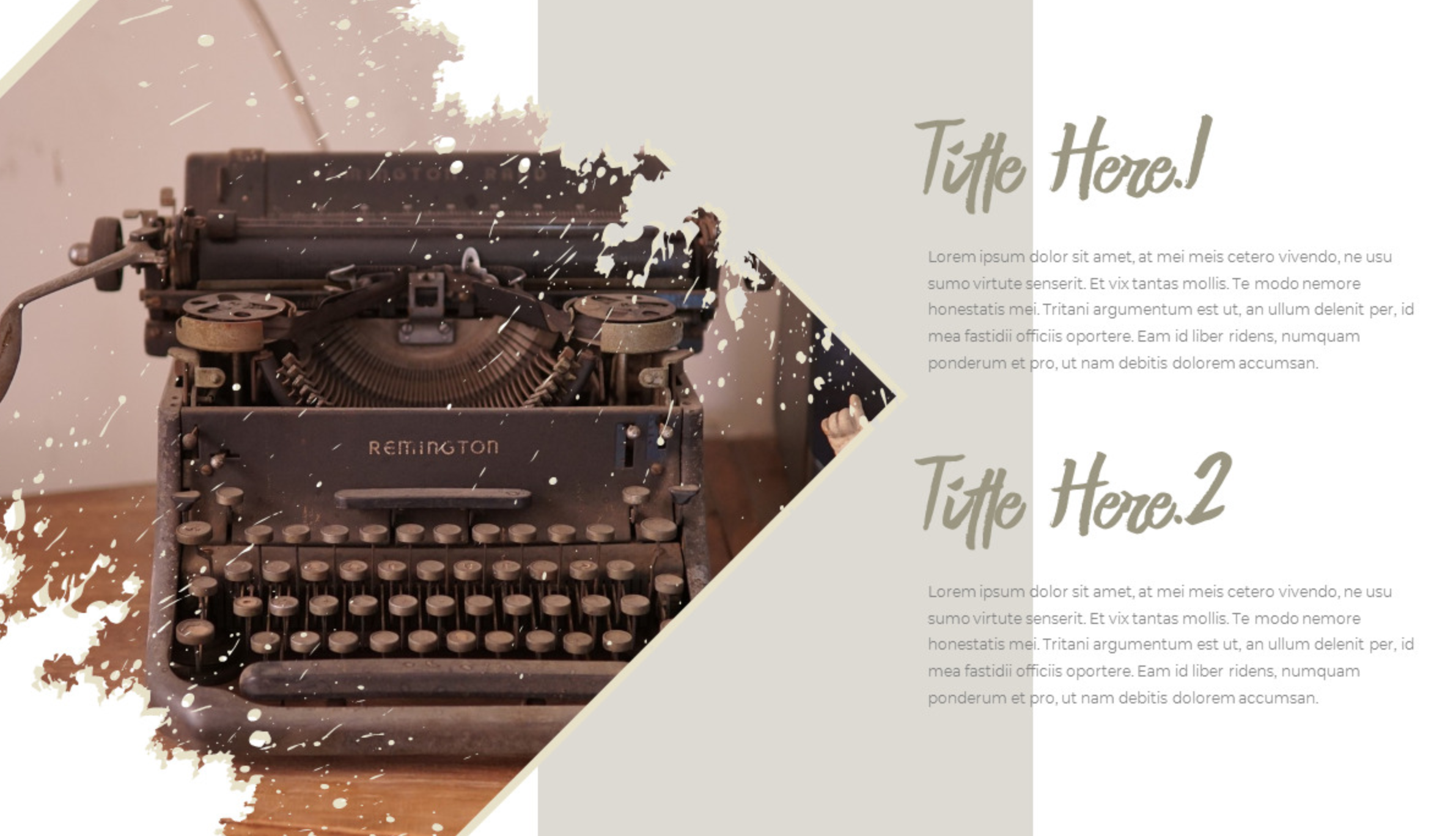 Use typewriter animation in PowerPoint
