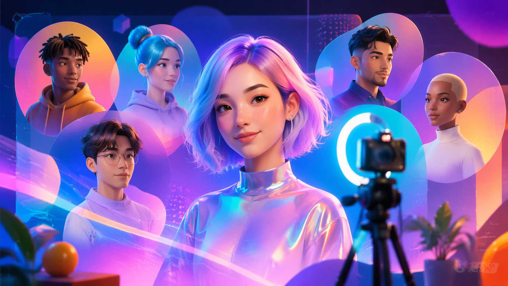 AI avatars for social media cover image