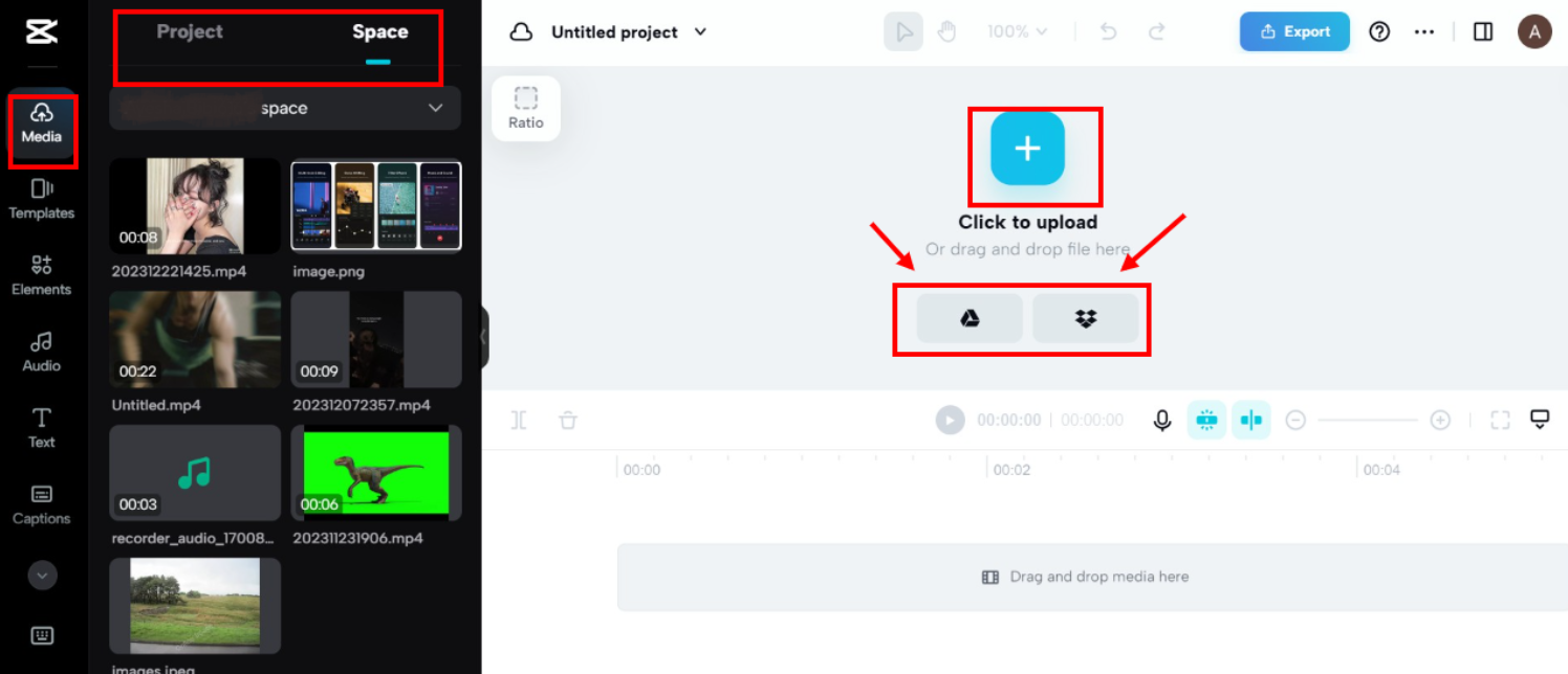 Sign up and upload 