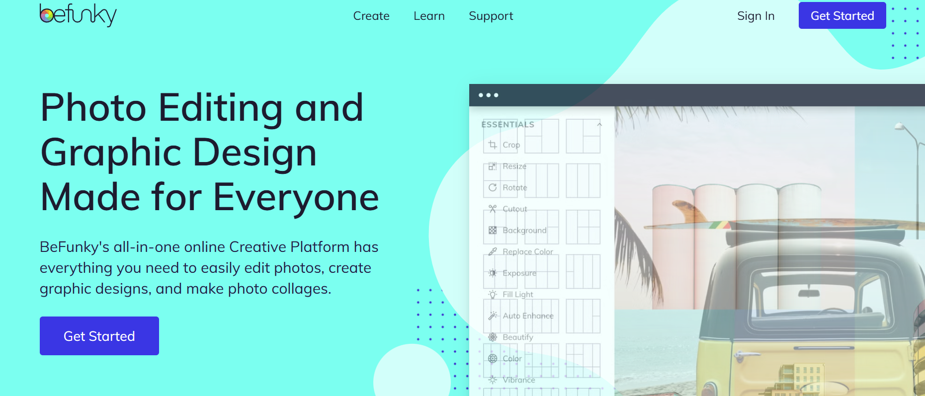 Editor de imagens BeFunky