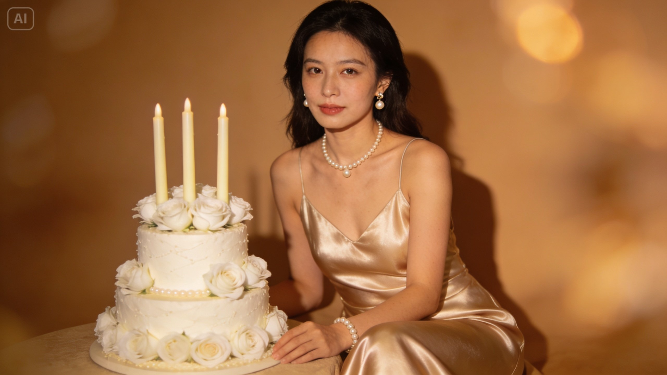 Elegant birthday portrait