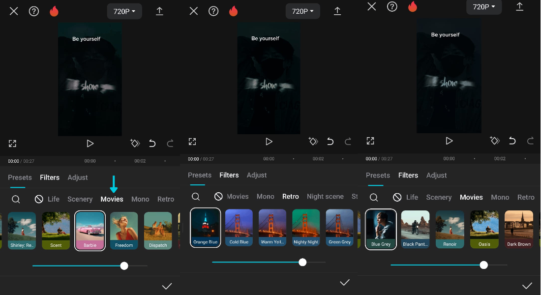 movies filters