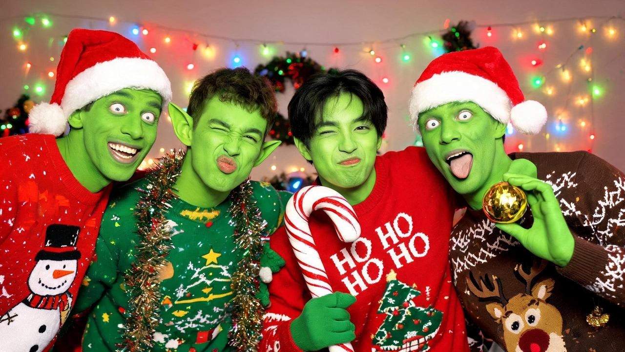 Group holiday meme conversion