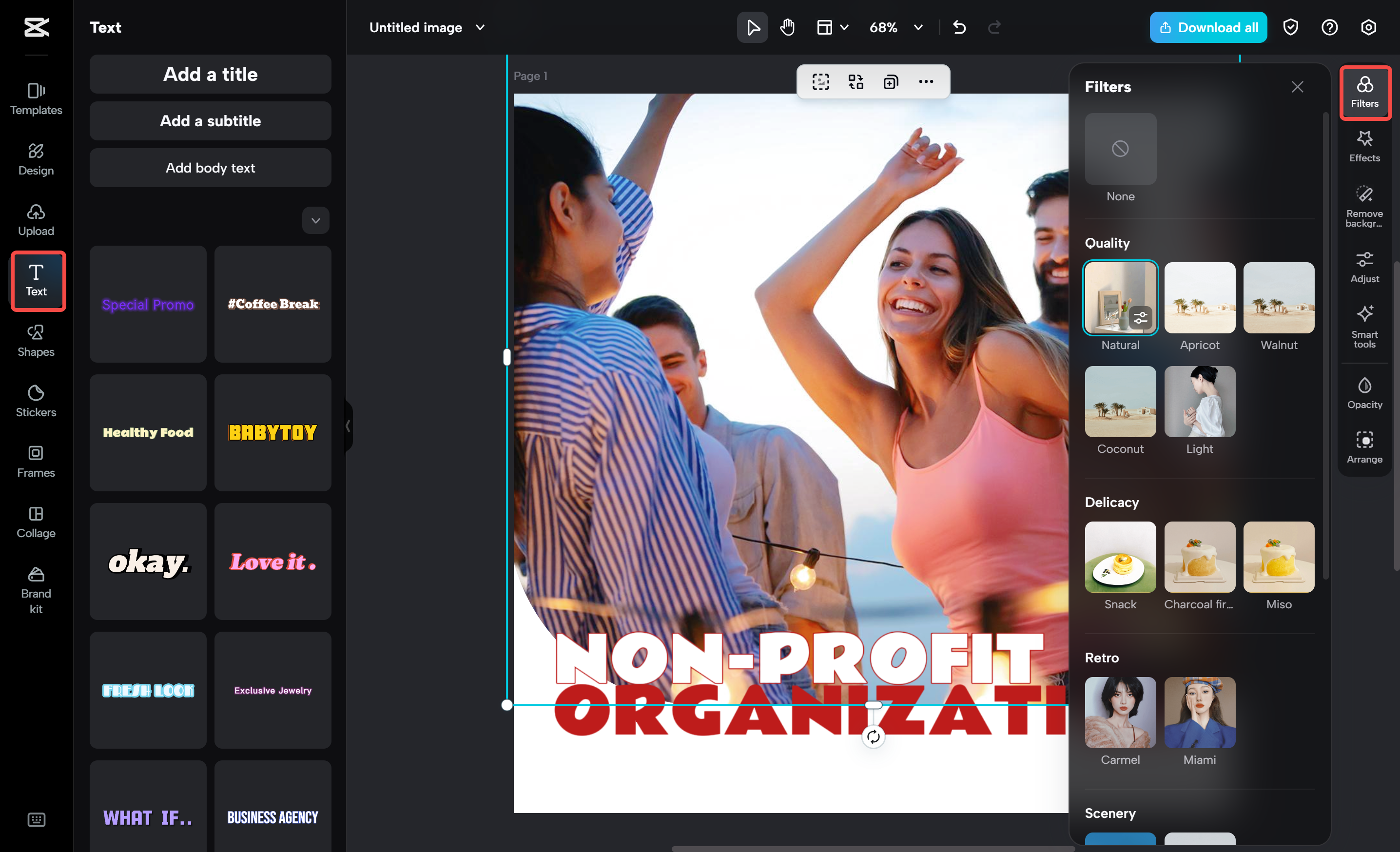 Edit your image in the CapCut desktop video editor