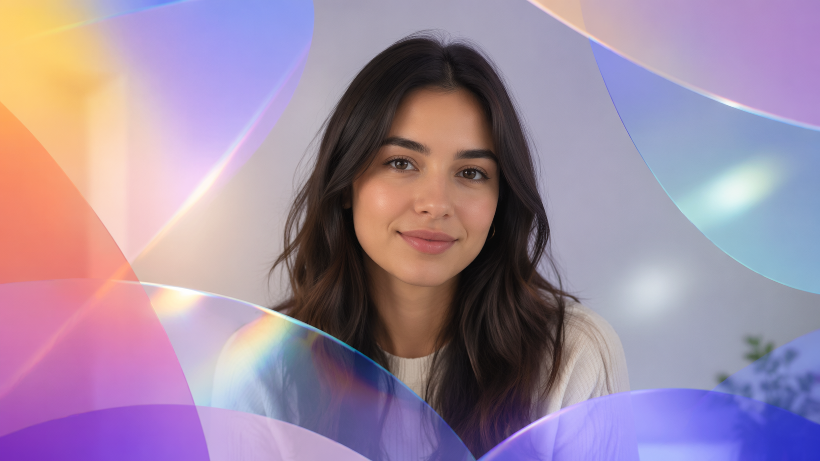 Dreamina AI Webcam Filter Prompt Beispiel 5: Webcam Glow Portrait