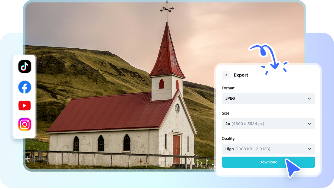 Use CapCut picture brightener to edit and share photos