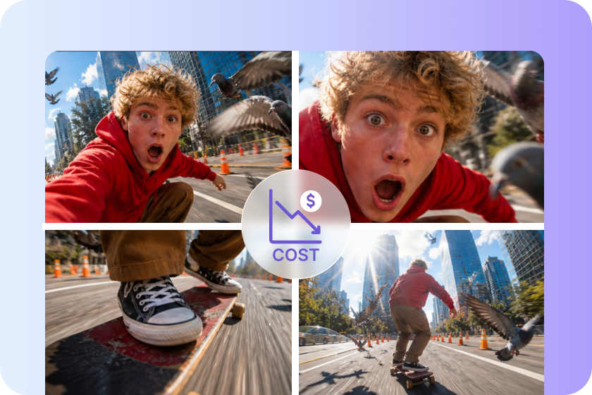 Better cost control for video creation