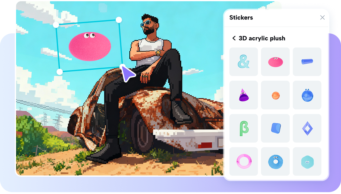 Pixel art maker free with customizable pixel settings