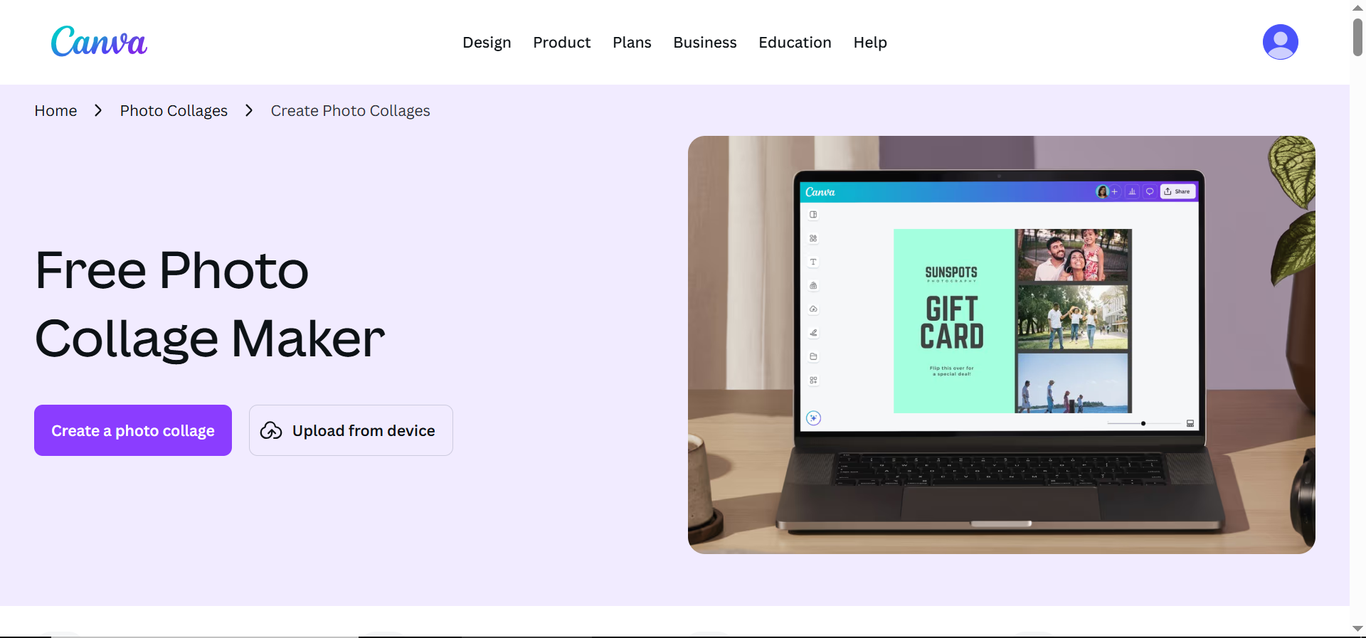 Canvas Homepage