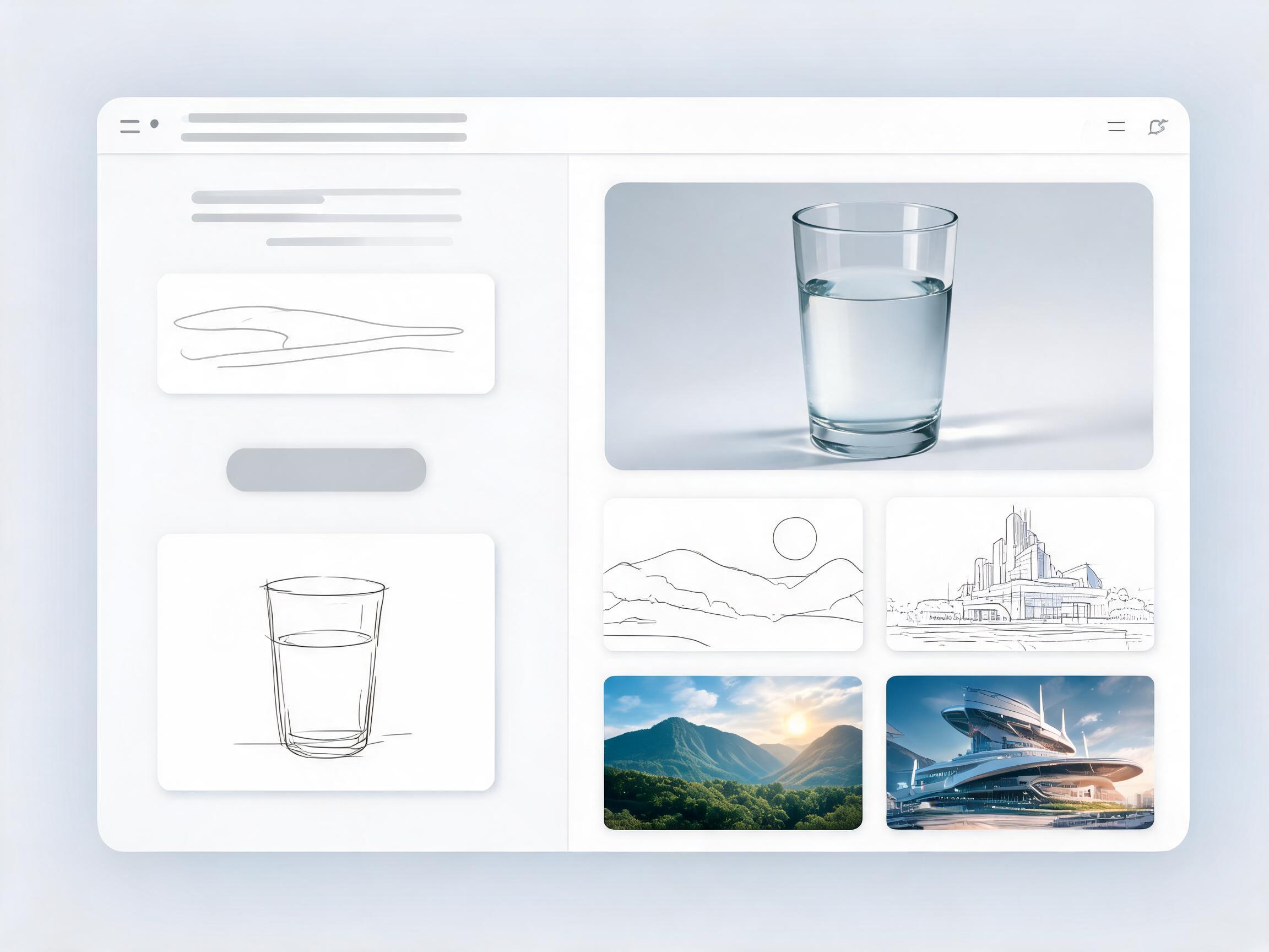 Editorial blog header concept