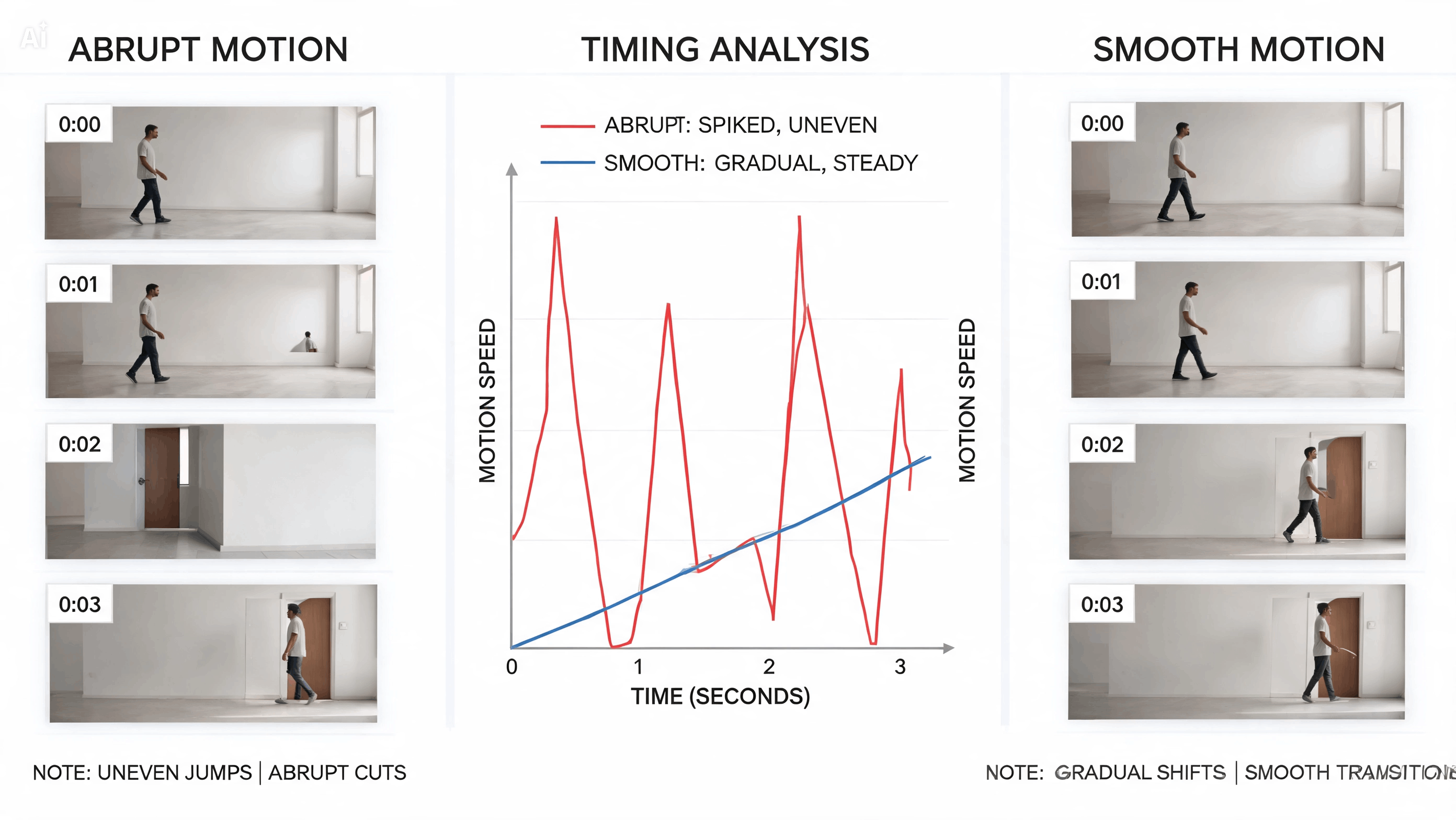 Test movement timing across draft sequences