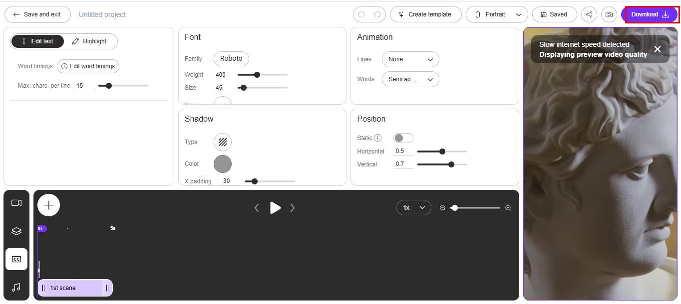 Kısa kliplerinizi Choppity'de indirin