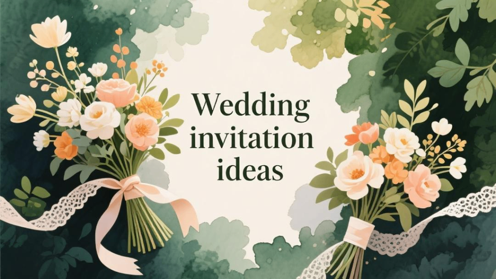 Wedding invitation ideas
