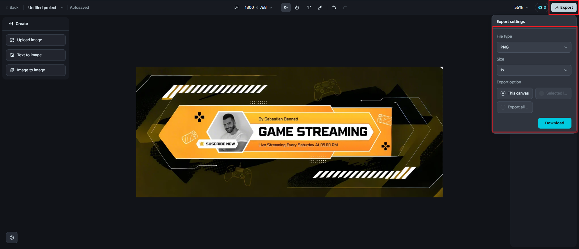 offline banner Twitch size