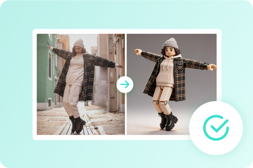  Turn photo into blocky art easily