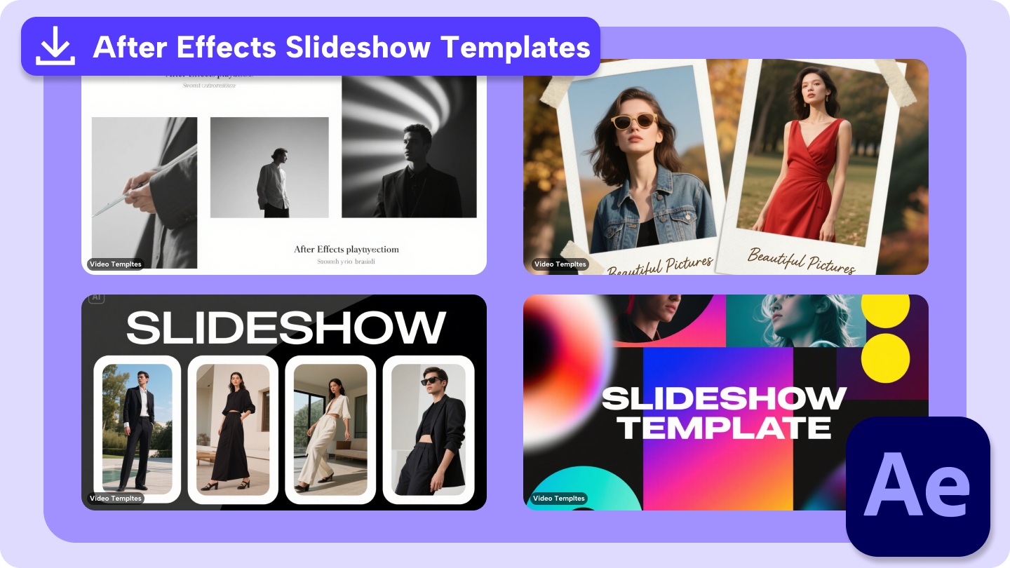 free After Effects slideshow templates