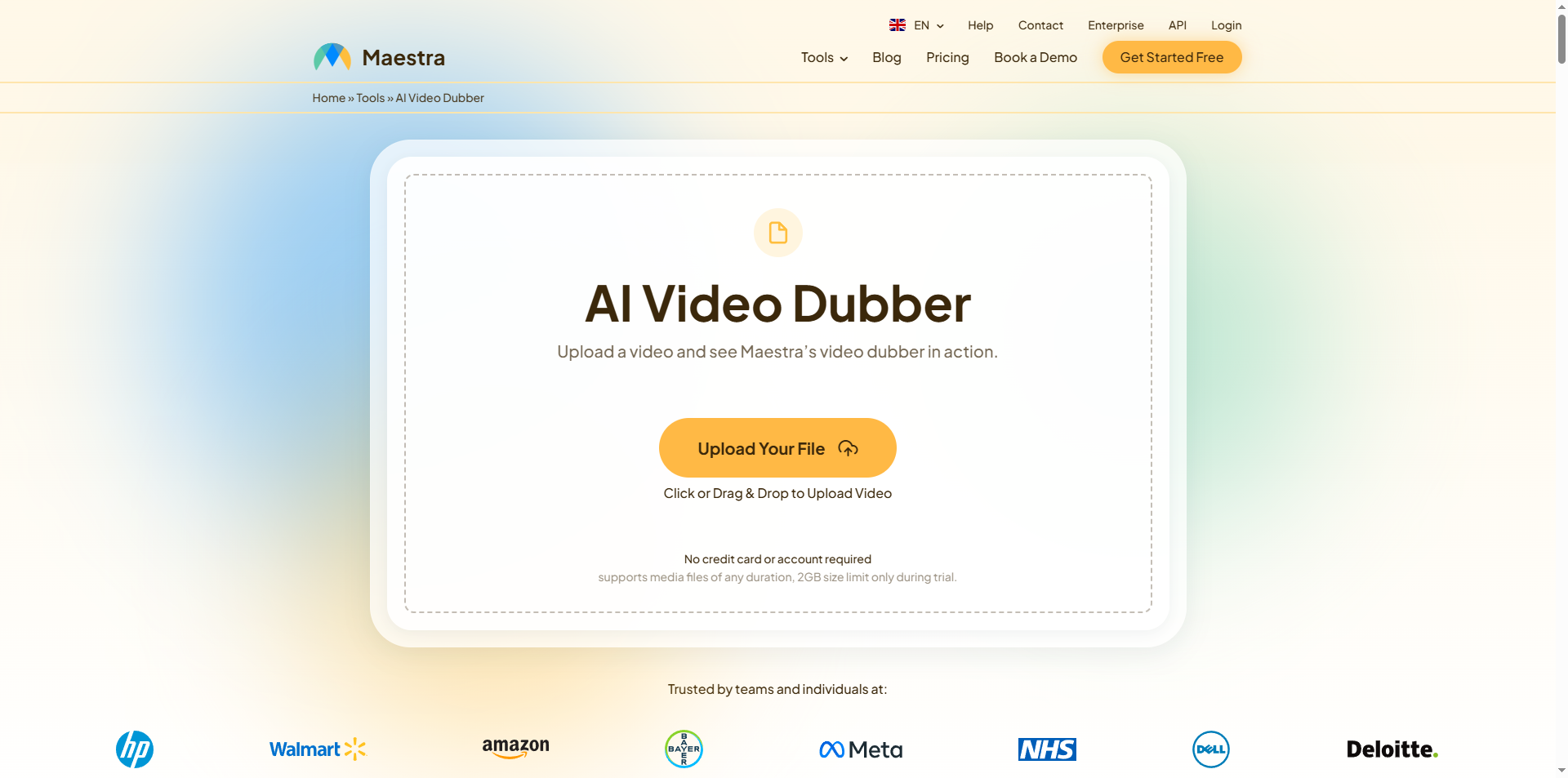 Maestra AI interface