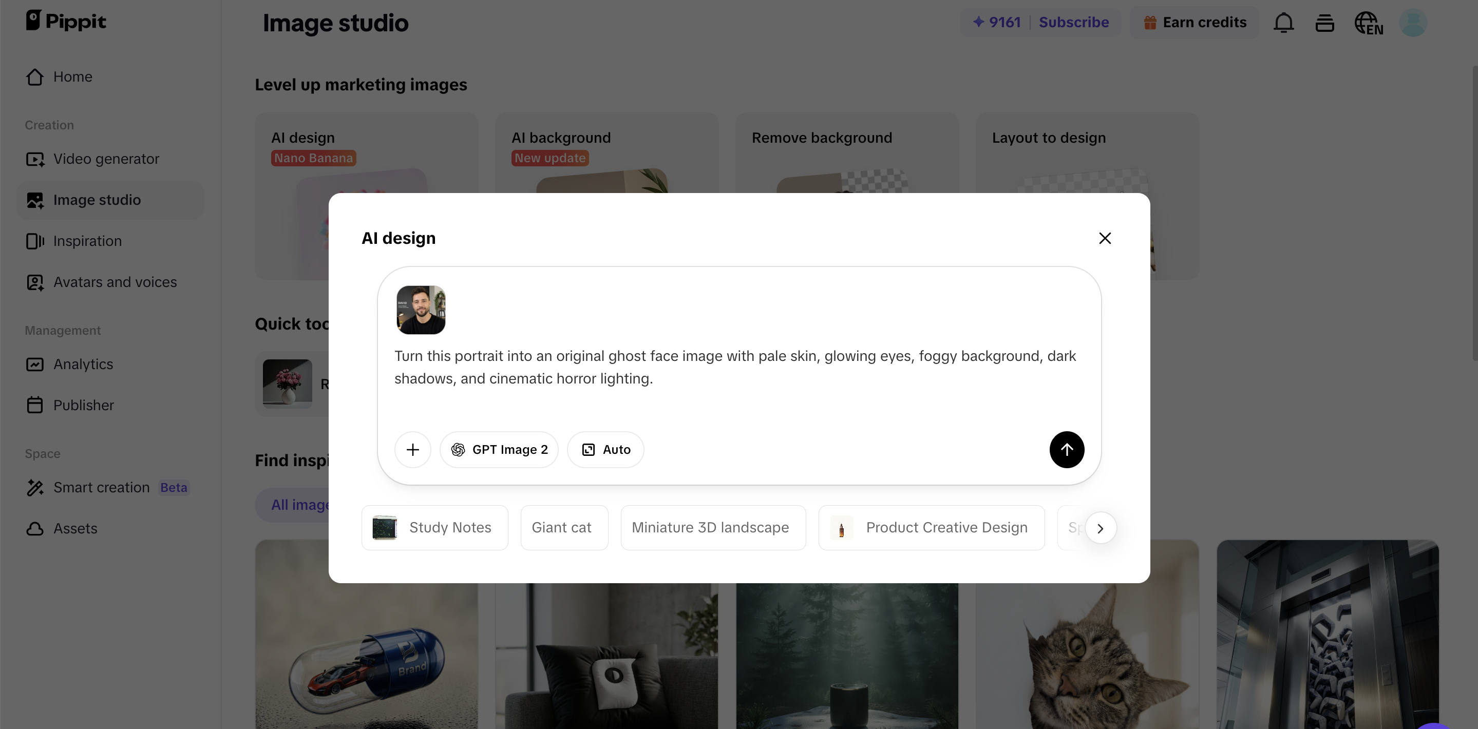 Edit the image with prompts