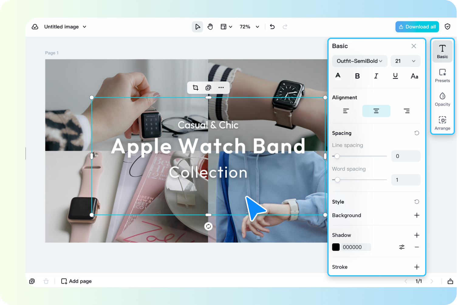 description=Pippit's Image Studio showing a product on the left with a plain background, and on the right, the same product placed in a beautiful AI-generated lifestyle scene.