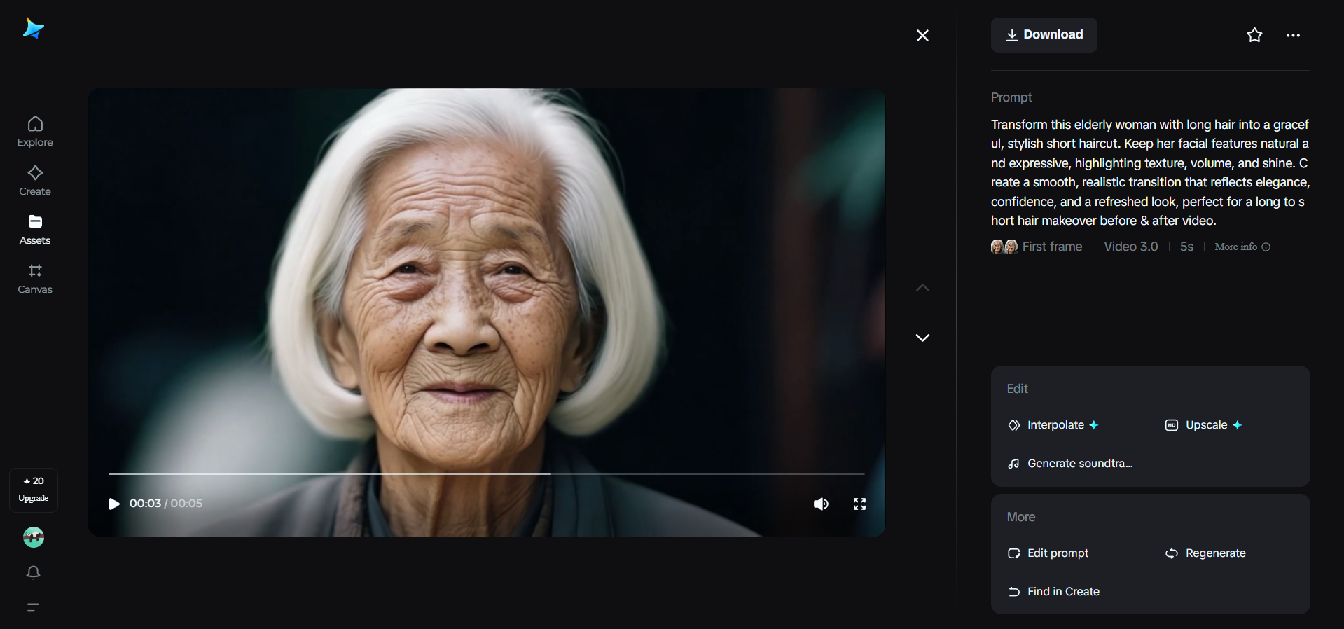 Long to short hair before and after video