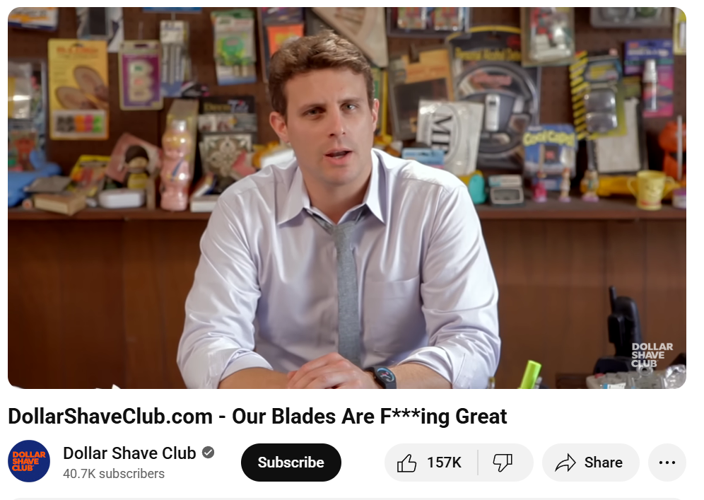 Dollar Shave Club launch video