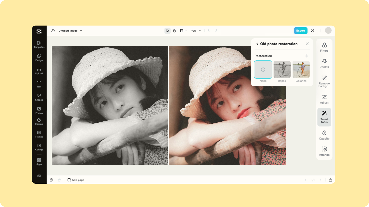 old photo editor