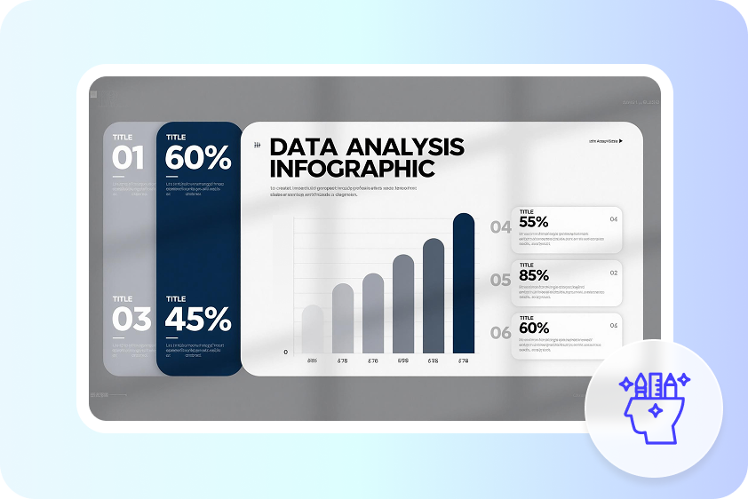 Beginner-friendly infographic design tool