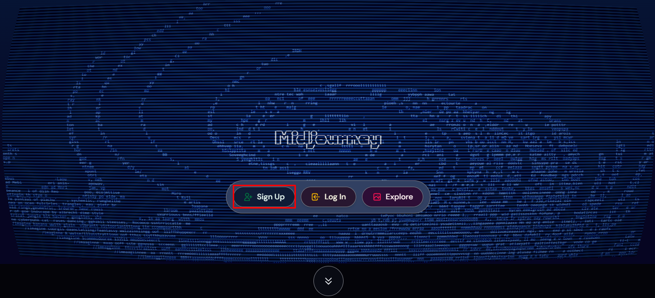 Accessing the MidJourney website