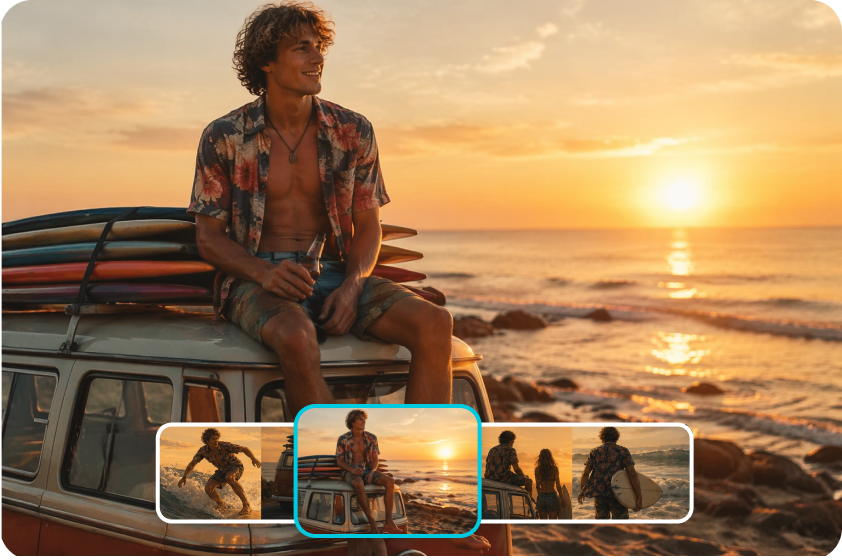 Strong image frames for video creation