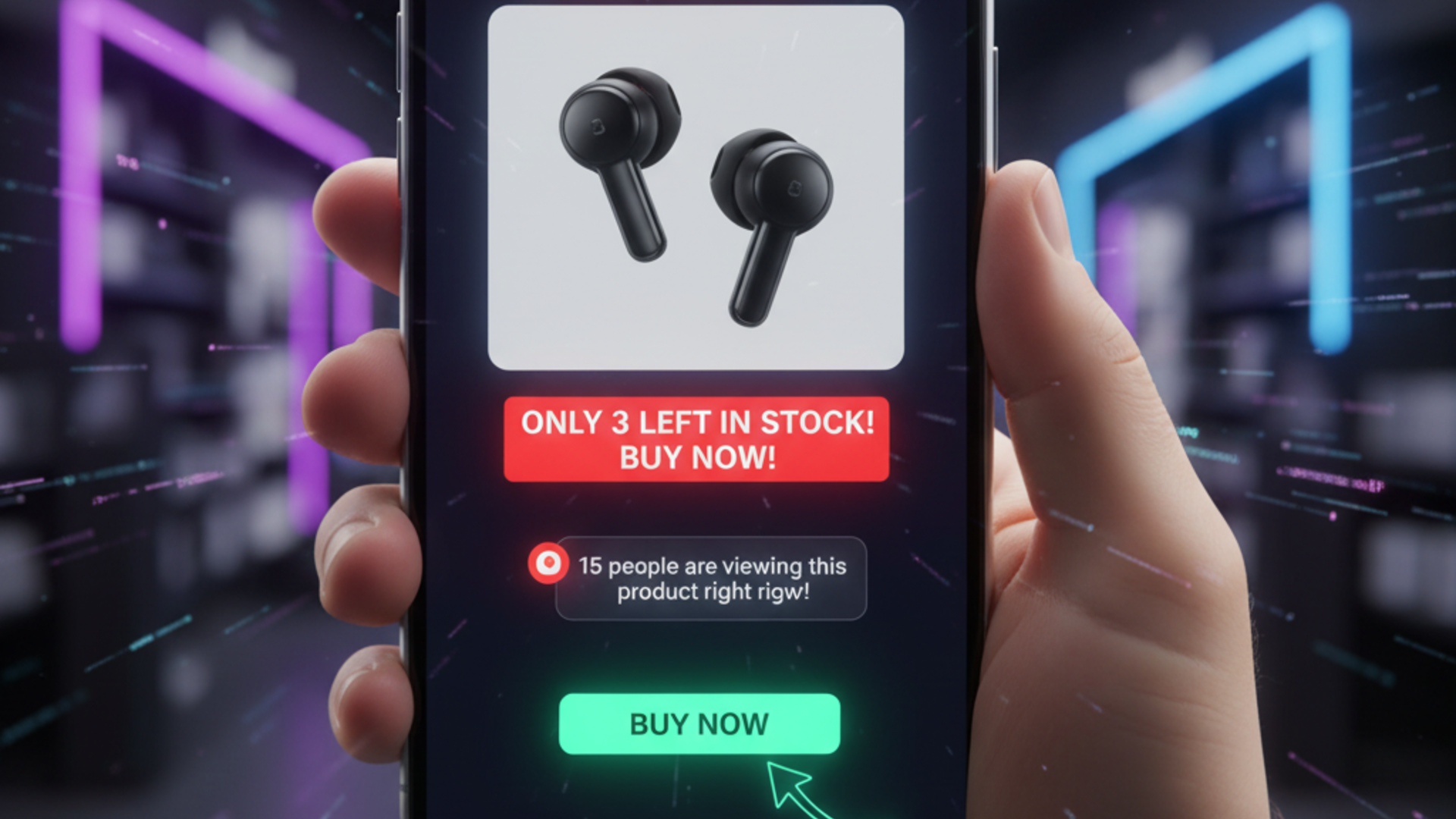 Criando urgência de compra