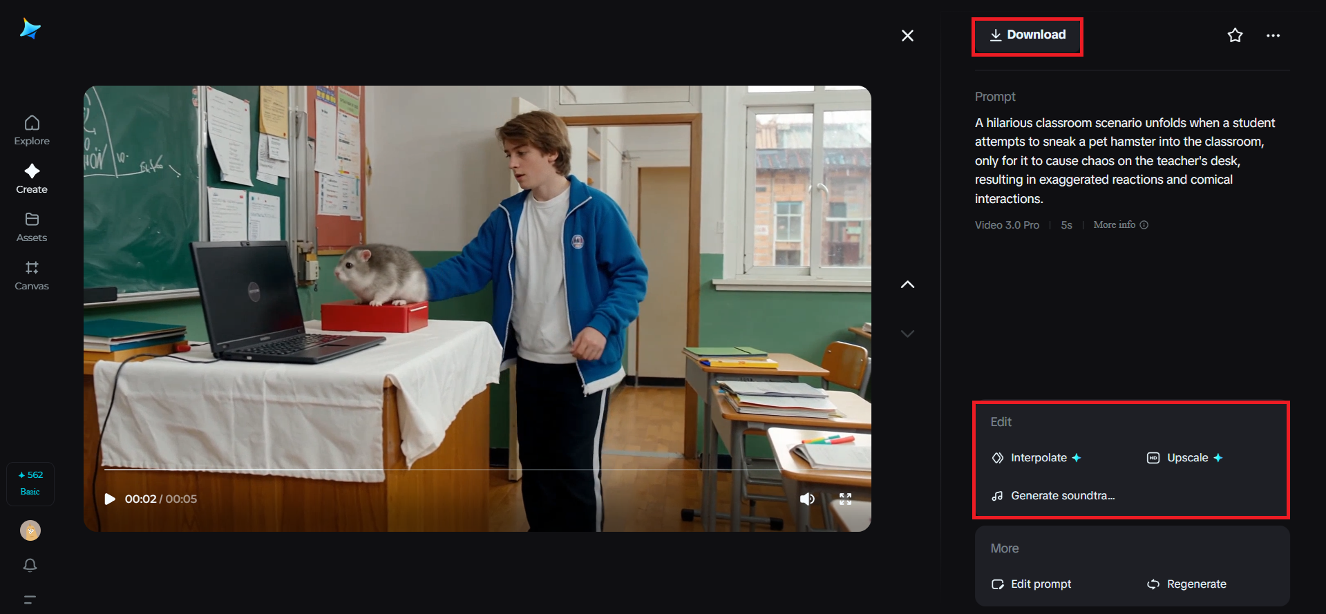 แก้ไขและดาวน์โหลด