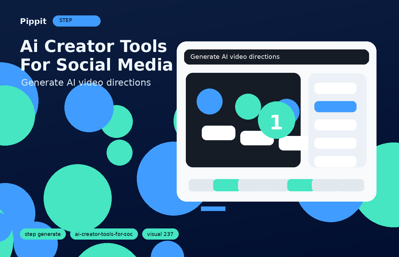 ai creator tools for social media generation workflow in Pippit