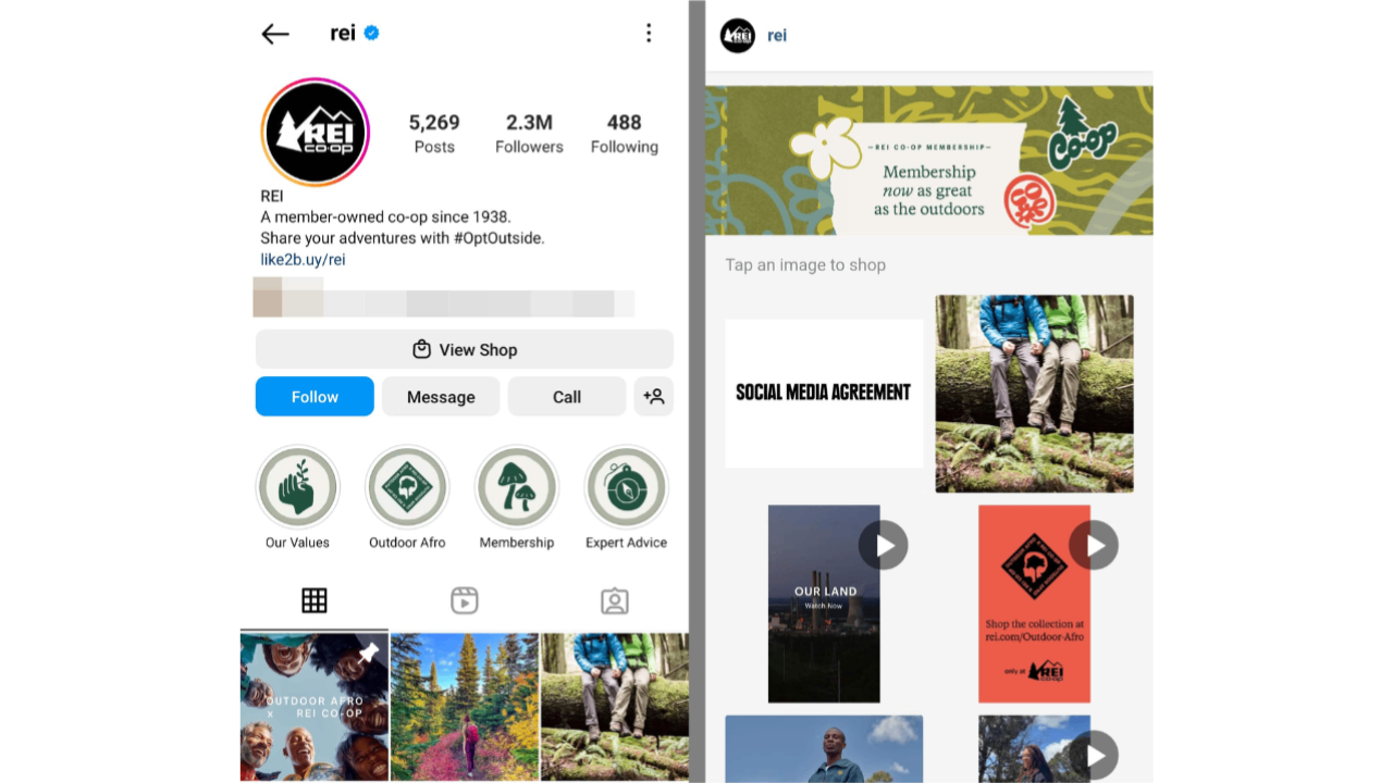 Selling products directly through Instagram accounts