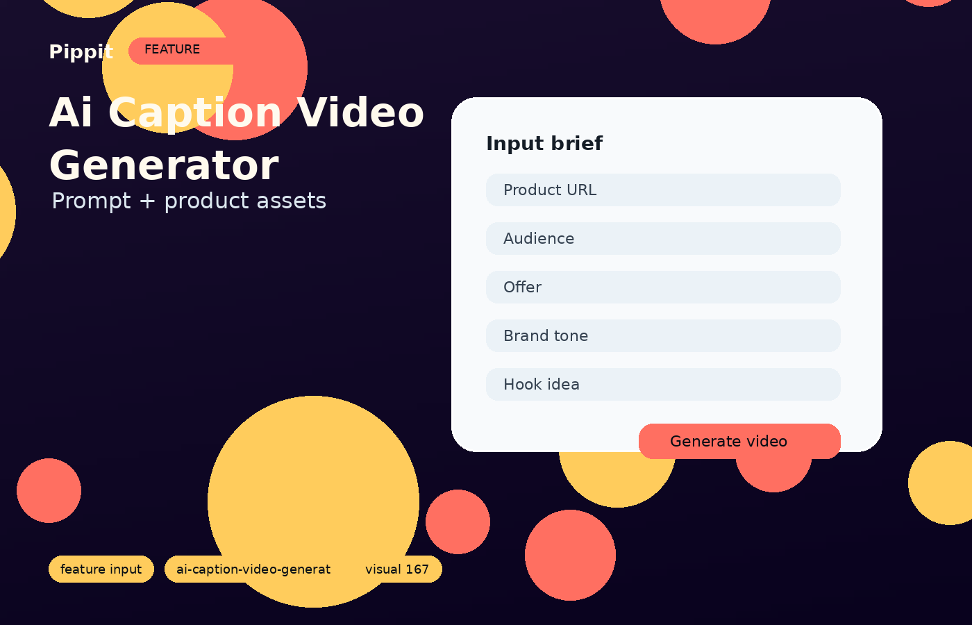 Ai Caption Video Generator turn rough inputs into a ready video direction visual