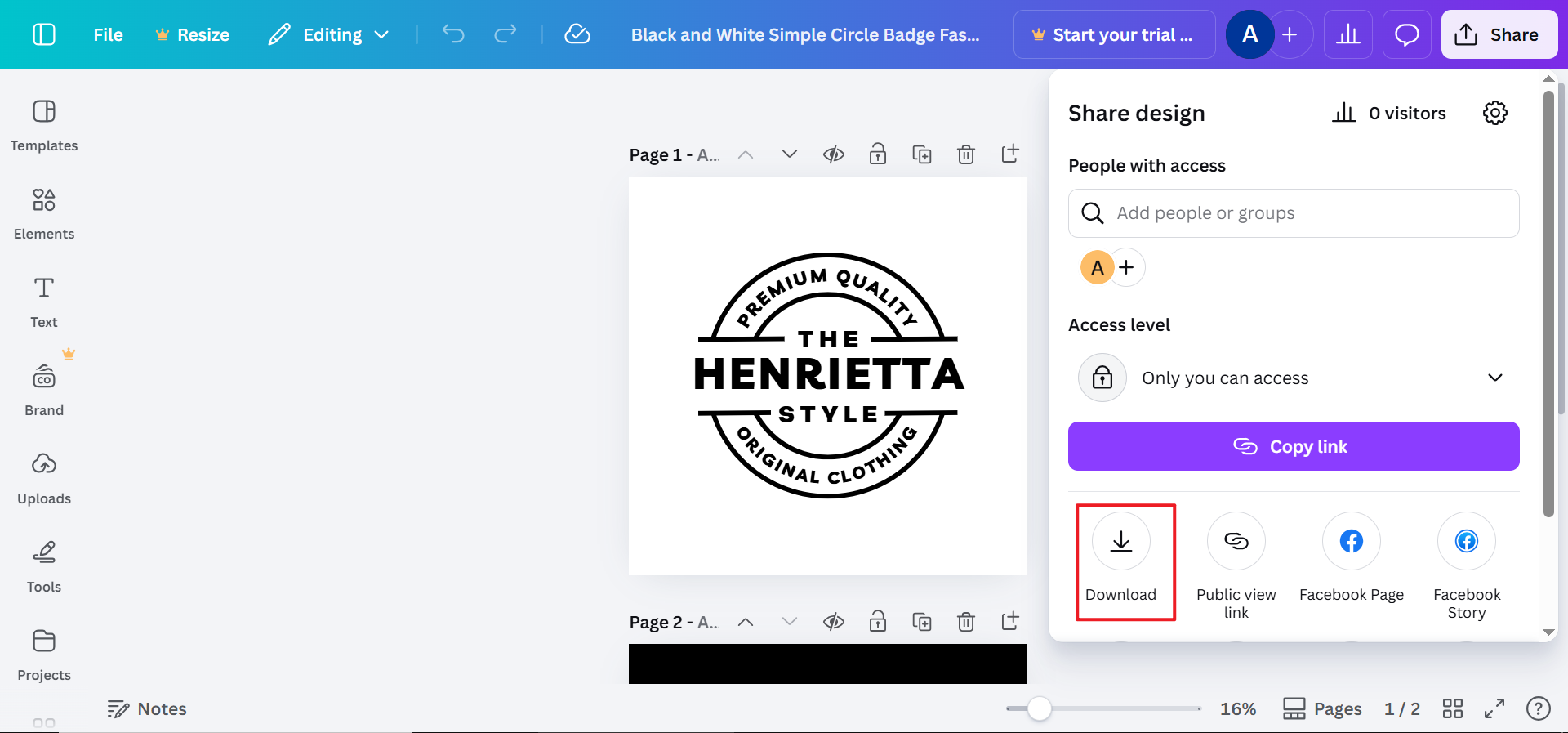 Download and use your stamp