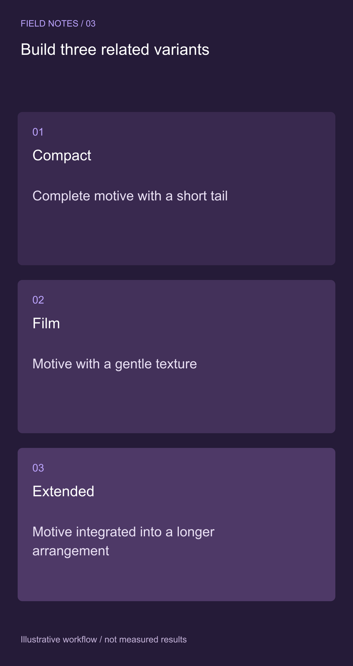 Shorten by preserving the identifying event — illustrative decision guide