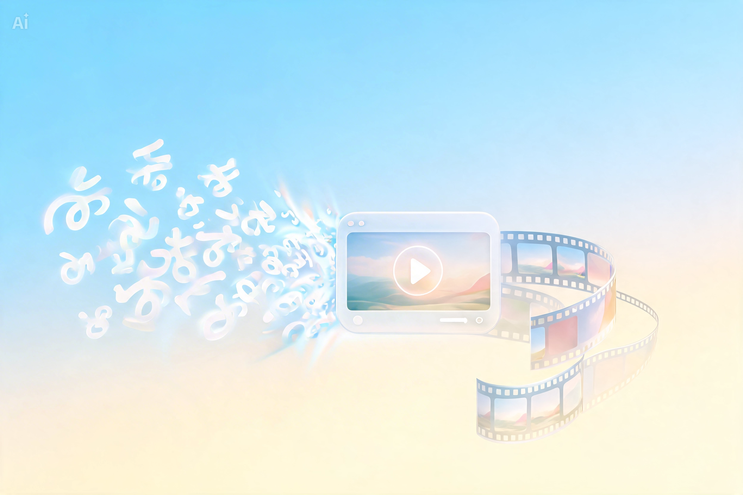 テキストから動画を作るAIアプリおすすめのバナー画像
