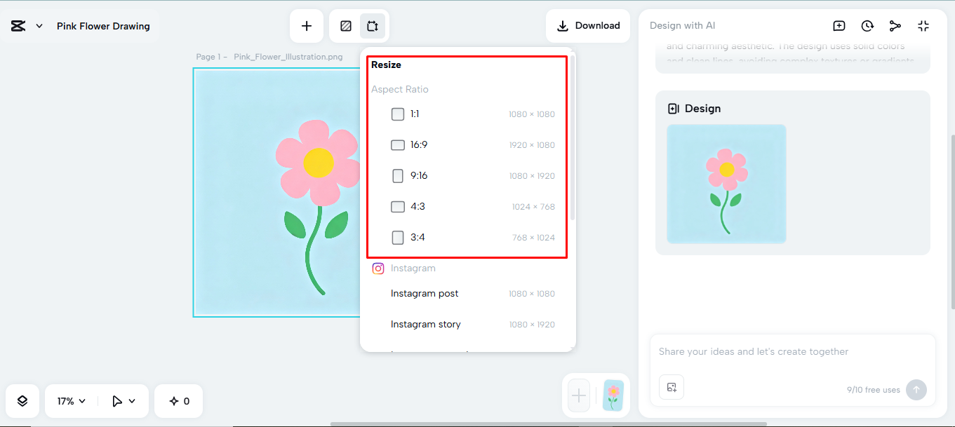 Cropping and editing images in the CapCut desktop video editor