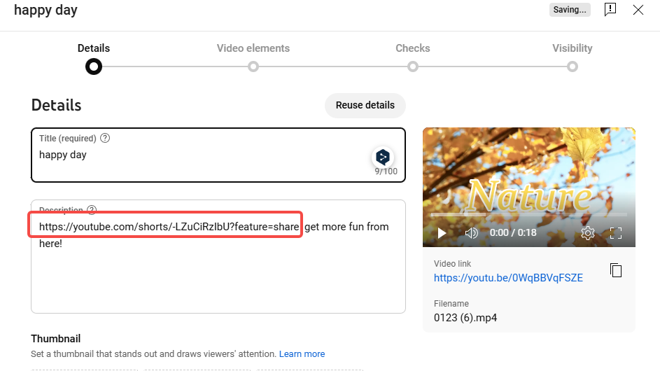 Açıklamaya bir YouTube abone bağlantısı yerleştirin