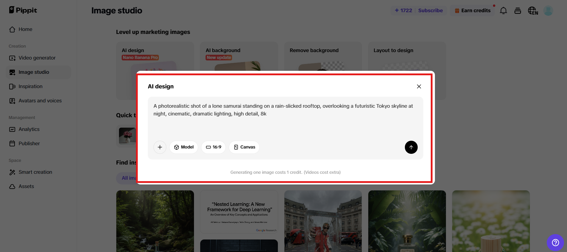 Напишіть підказку й згенеруйте