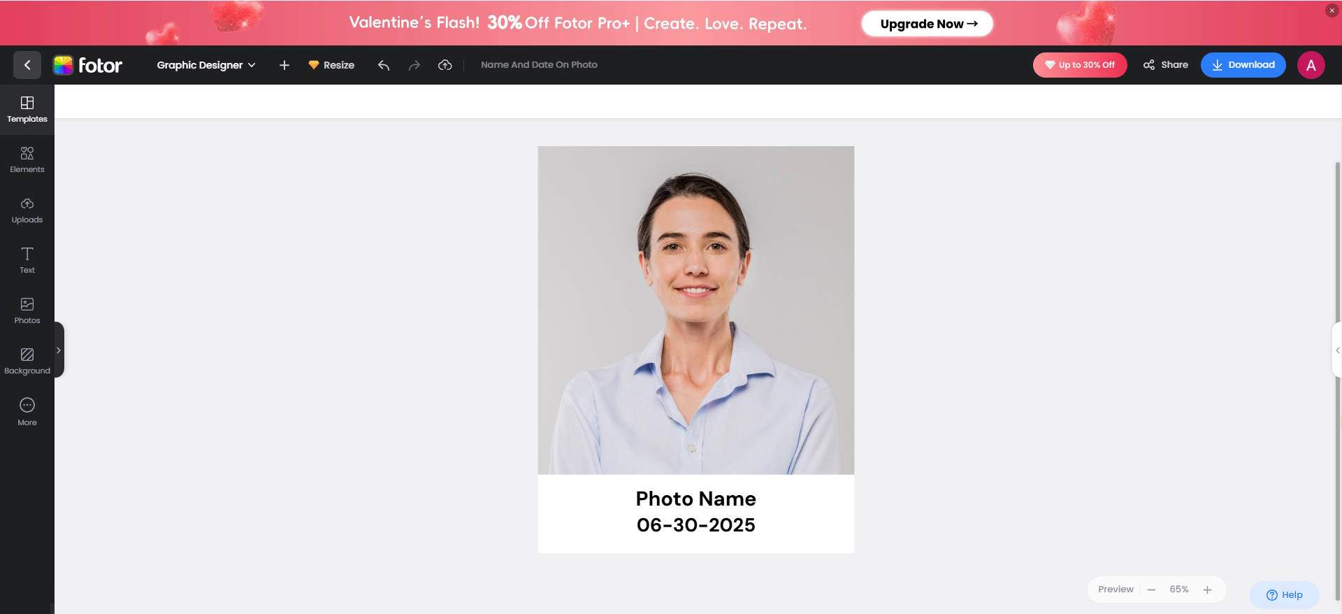 photo time and date editor