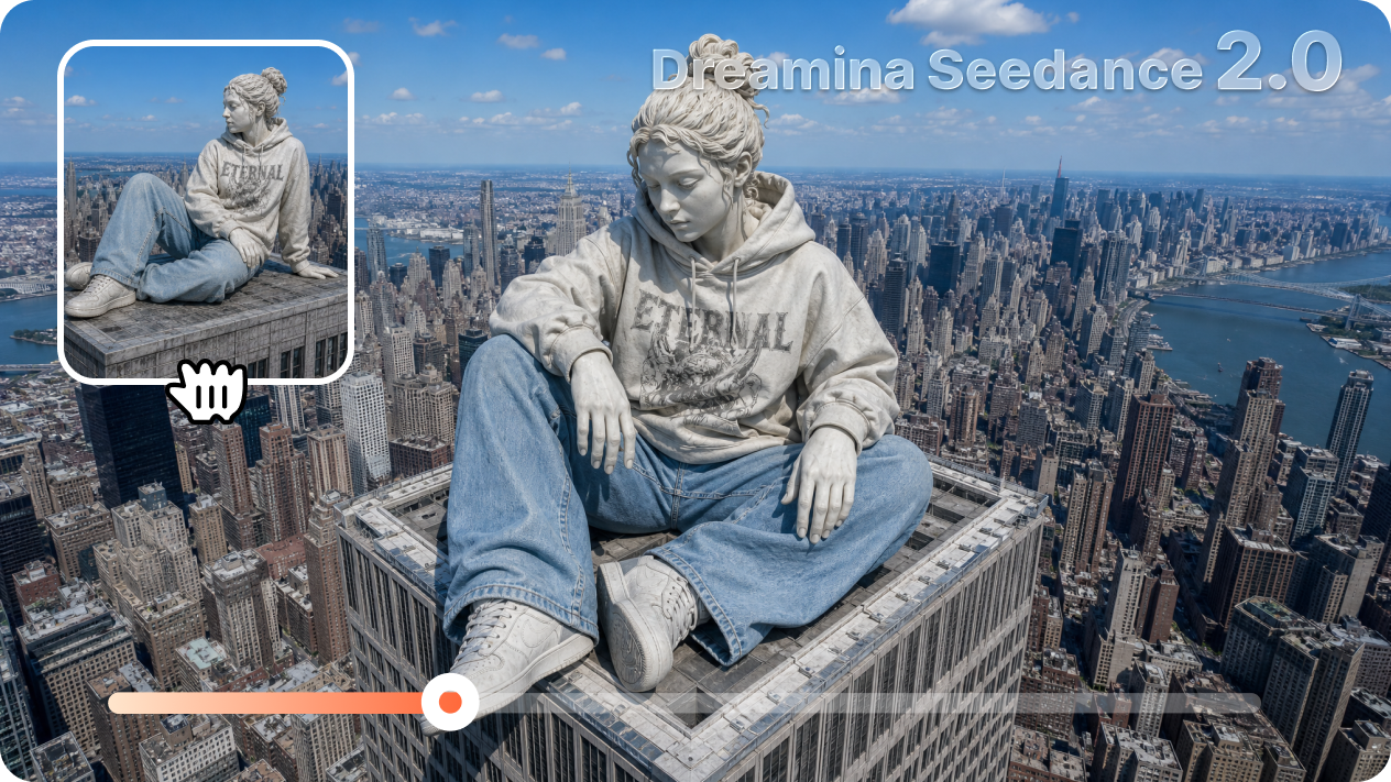 Animate your giant statue scene into a sync cinematic video