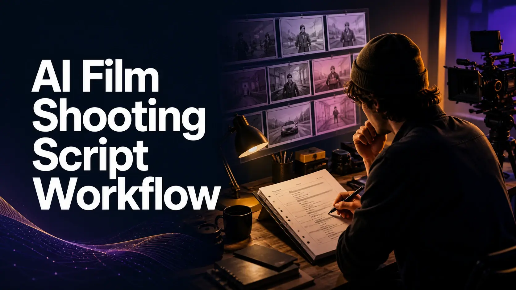 Editorial cover for AI Film Shooting Script Workflow