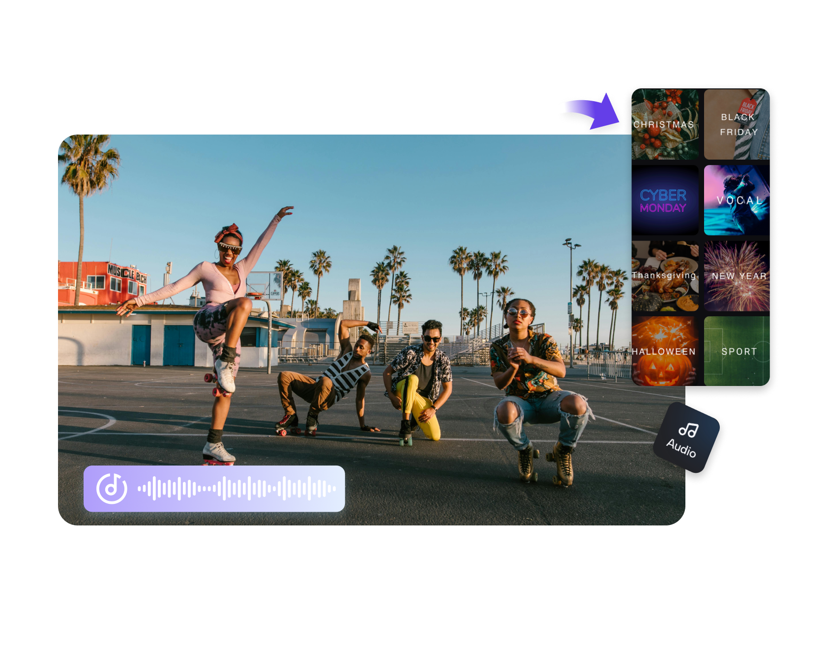 add music to video