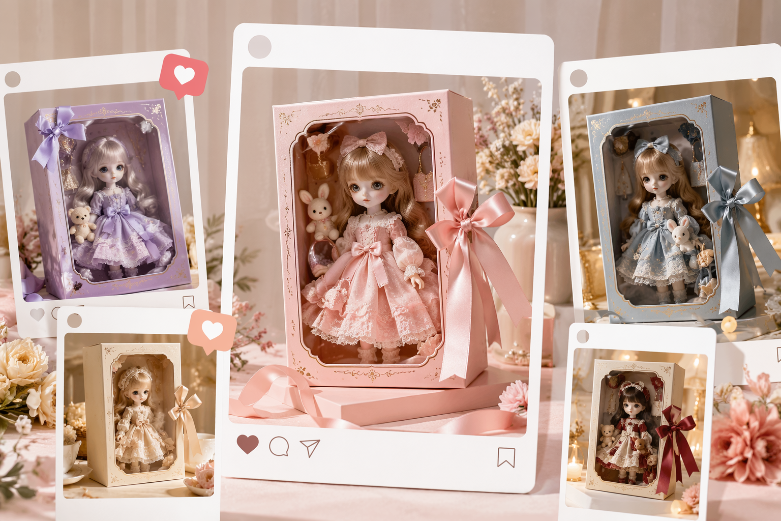 AI Doll Box marketing visual output preview