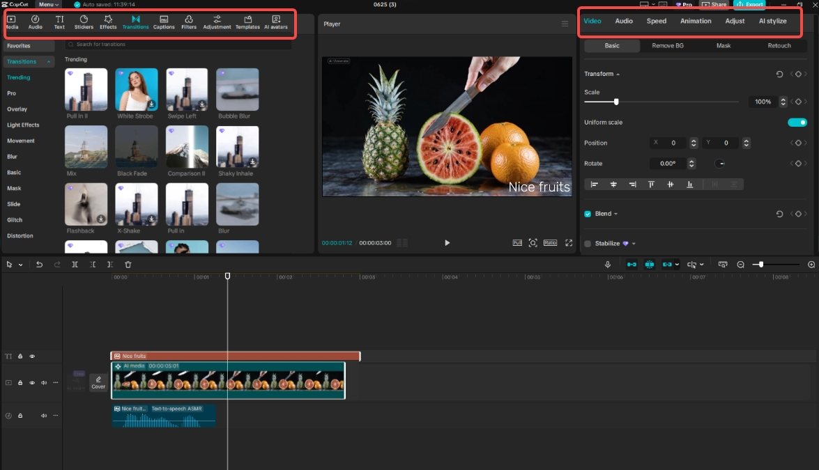 Customize the ASMR video with diverse features